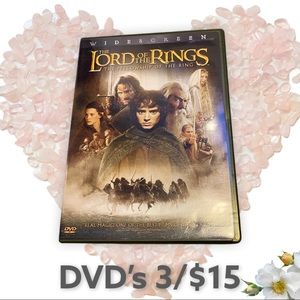 💖3/$15 Lord of the Rings Fellowship of ring DVD movie
